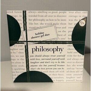 Philosophy Holiday Shower Gel Duo Juniper Berries & Pistachio Dreams 6 oz ea NEW